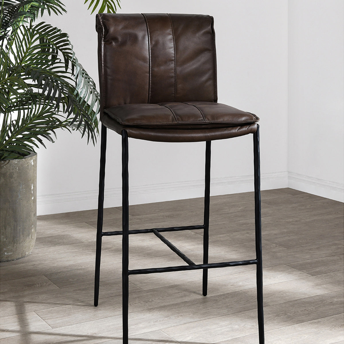 Leather Bar & Counter Stools