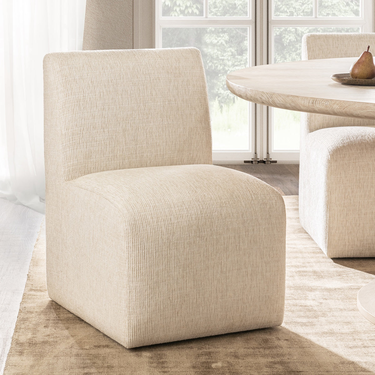 Rolling Dining Chairs