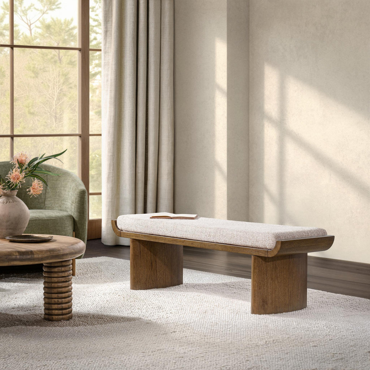 Fabric Accent Benches