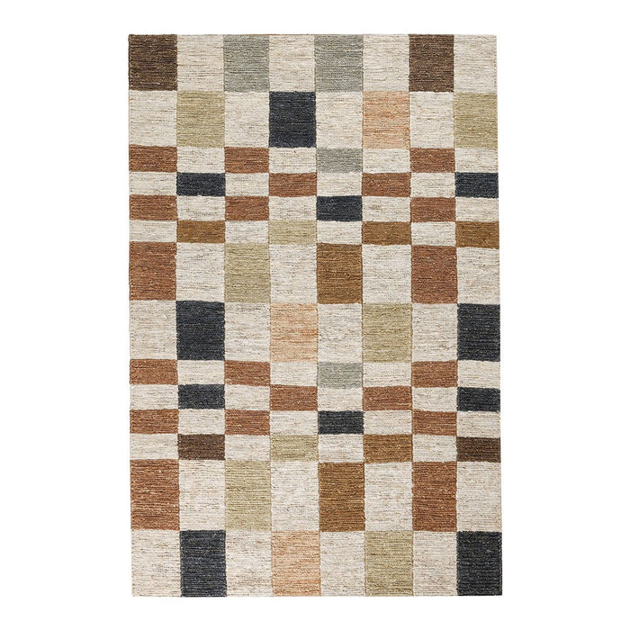 Soumak Jute Check Rug