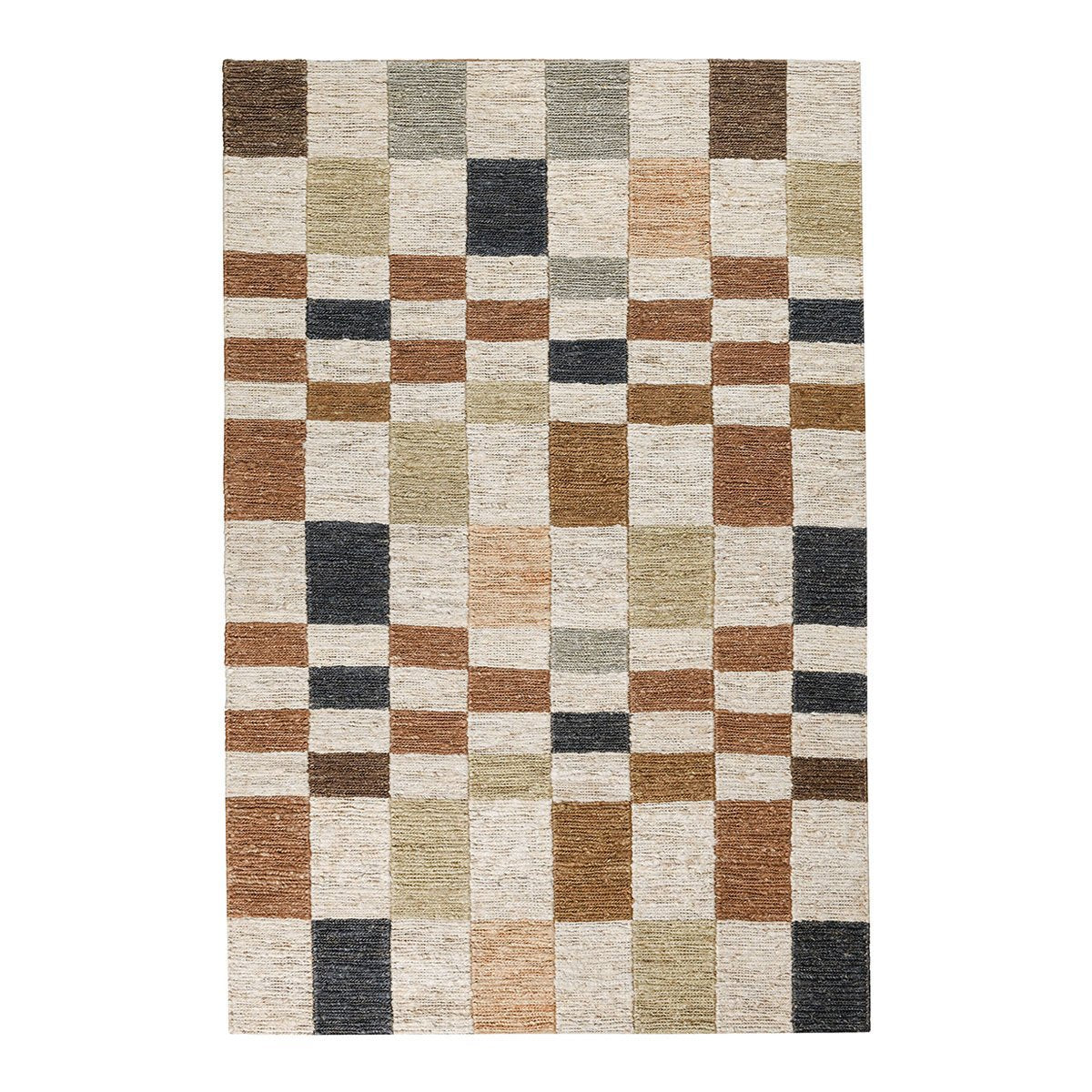 Soumak Jute Check Rug