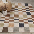 Soumak Jute Check Rug
