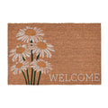 Doormat Daisy Welcome