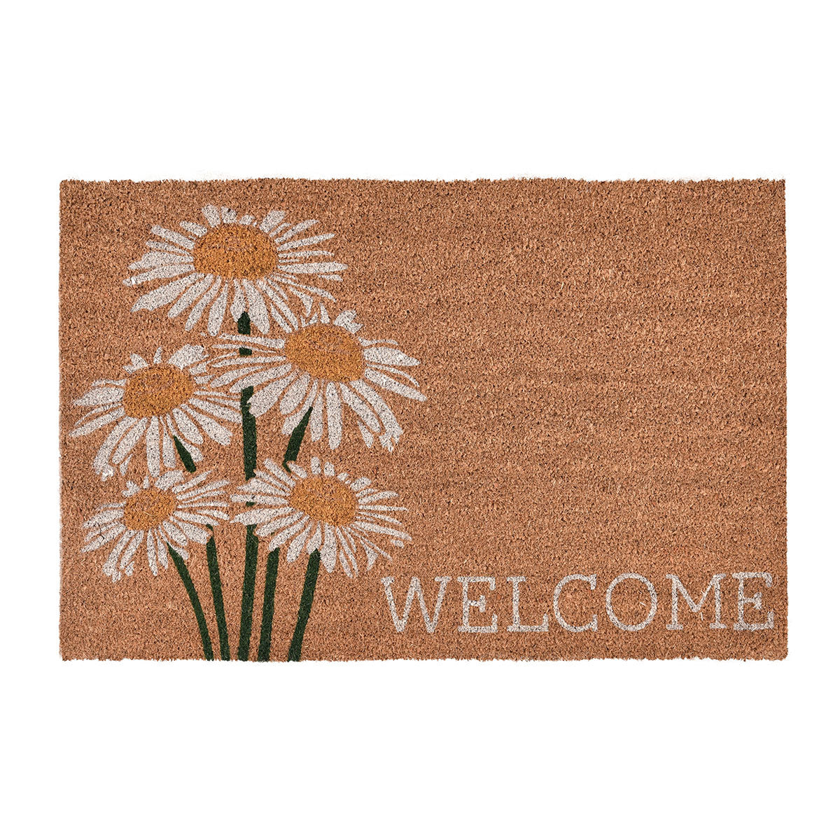 Doormat Daisy Welcome