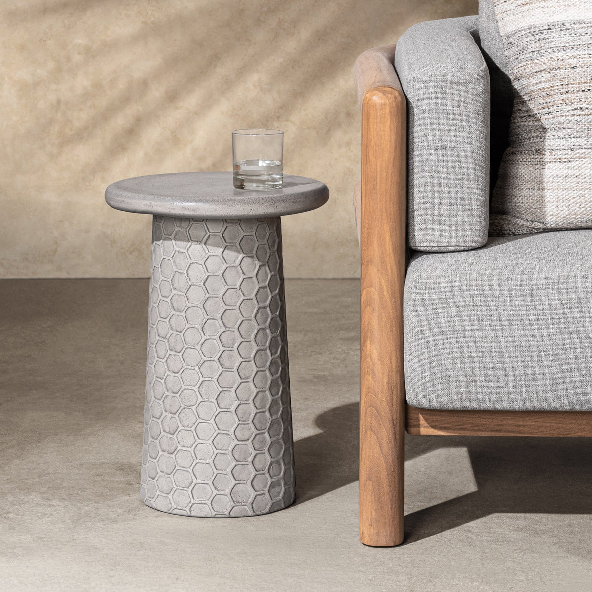 Delaine Outdoor Accent Table
