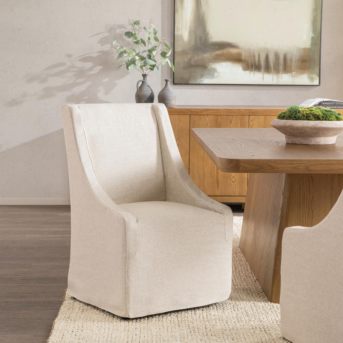 Warwick Dining Chair with Casters