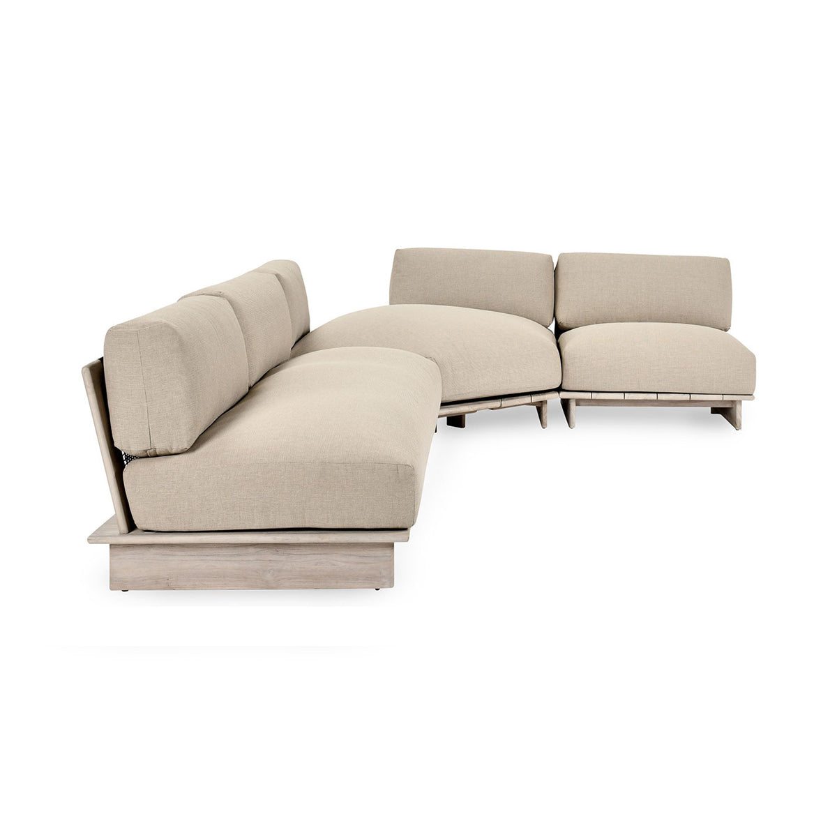 Livia Outdoor 3 Piece Sectional