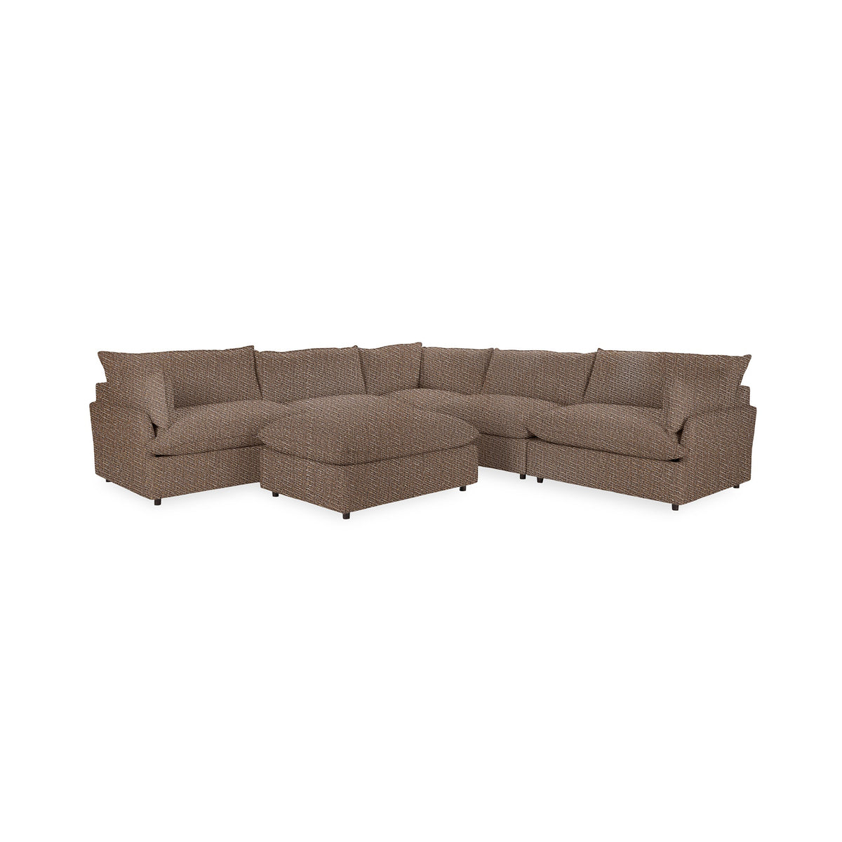 Caplan 6 Piece Sectional with Ottoman