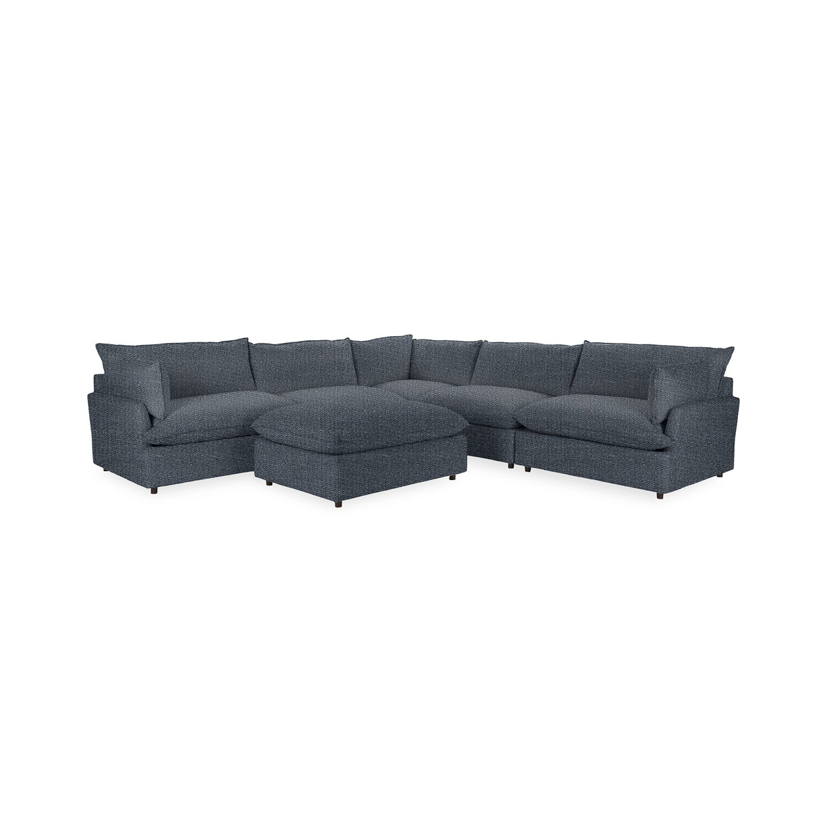 Caplan 6 Piece Sectional with Ottoman