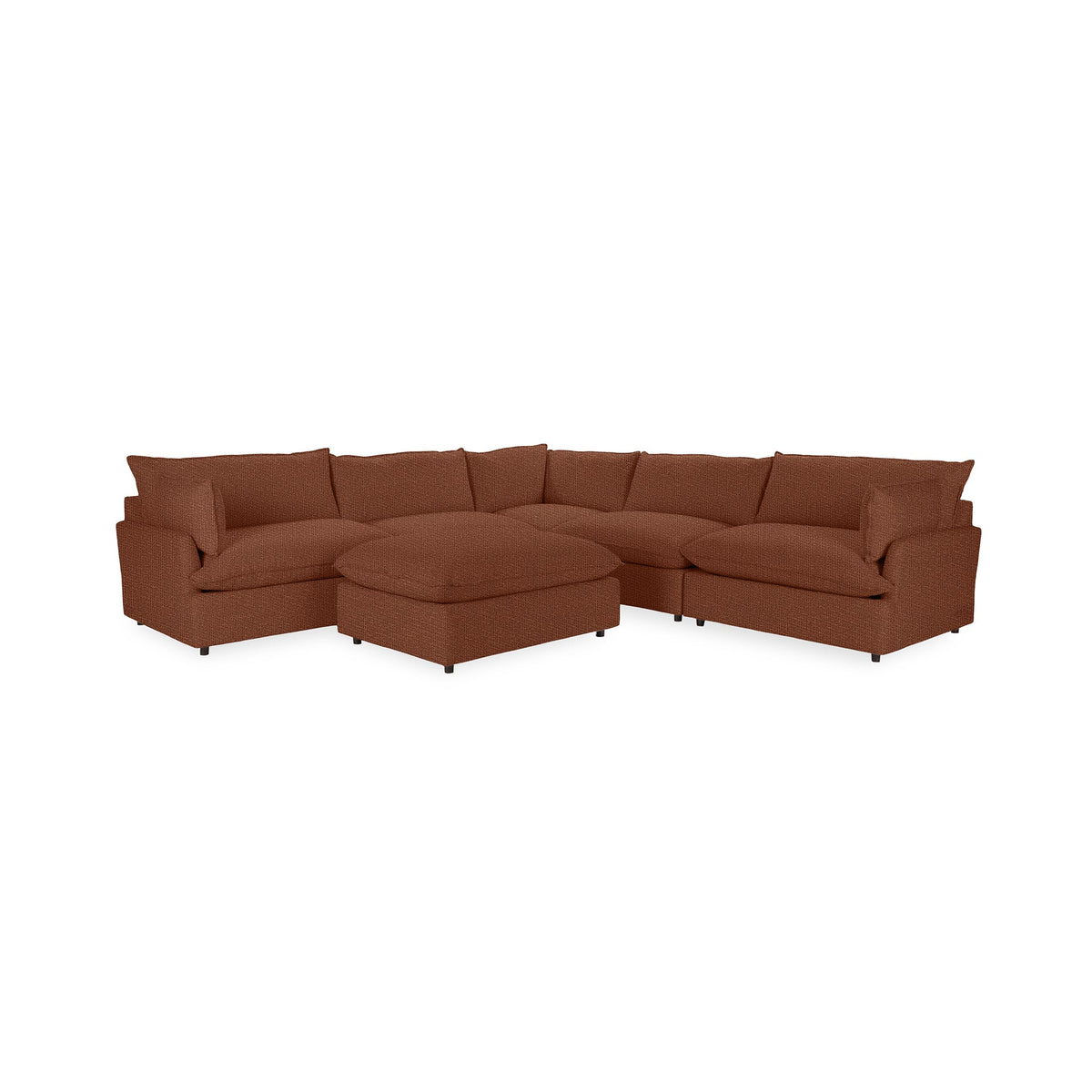 Caplan 6 Piece Sectional with Ottoman
