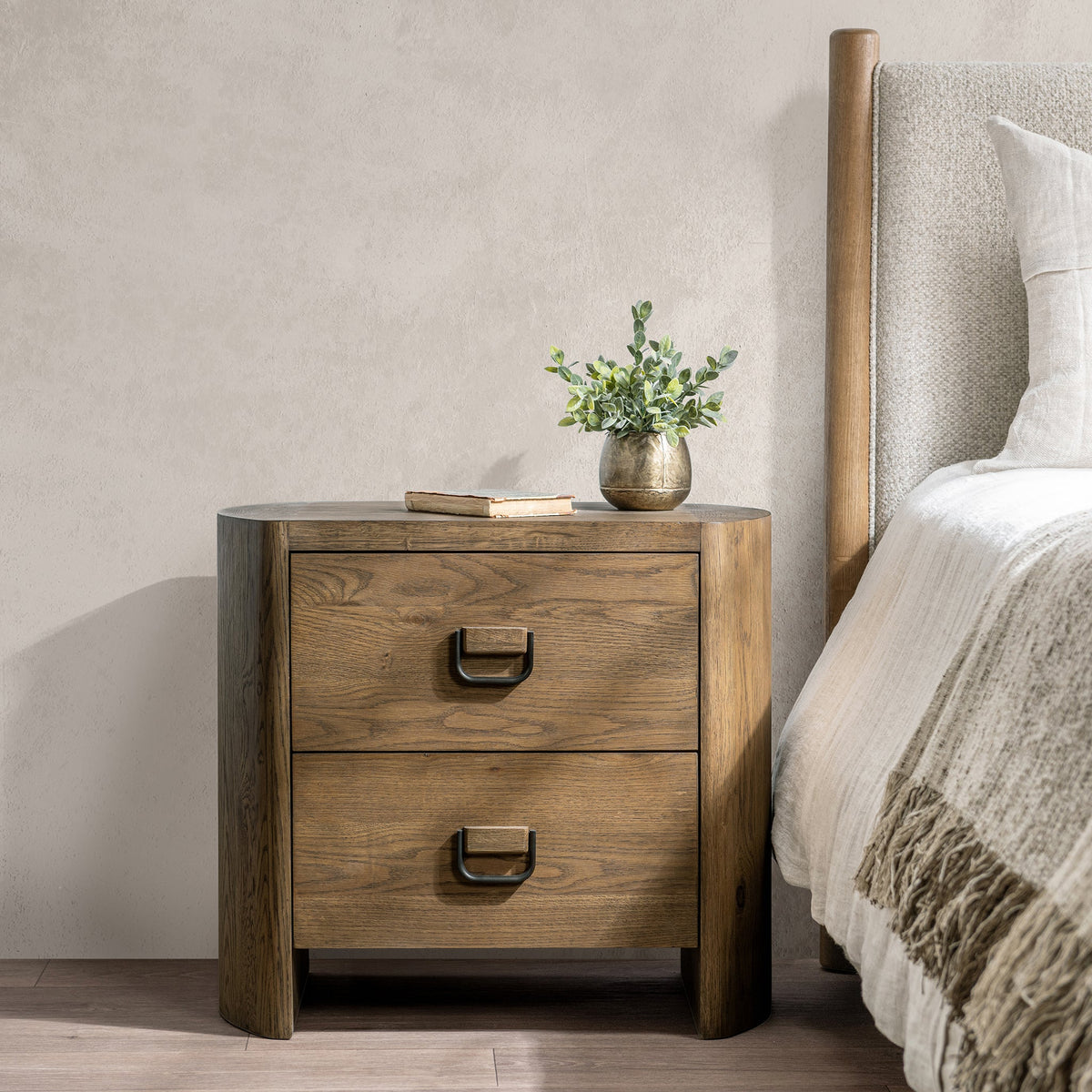 Kyrie 2 Drawer Nightstand
