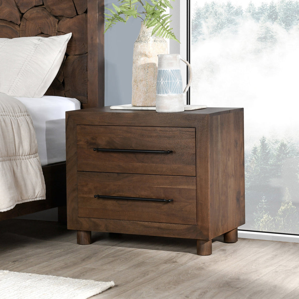 Jaxon 2 Drawer Nightstand