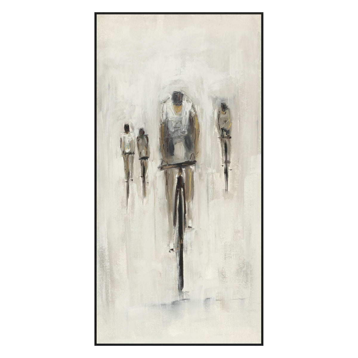 Cyclist Painting by Buddy Whitlock
