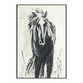 Dark Horse Painting by Buddy Whitlock
