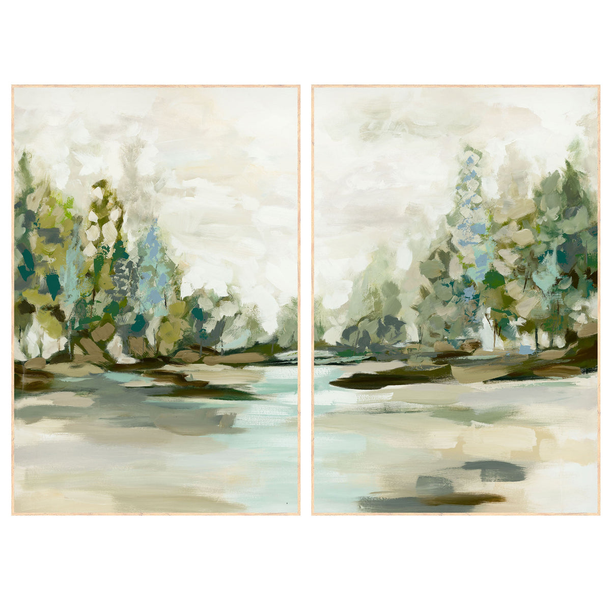 Taiga Painting Set of 2 by Buddy Whitlock