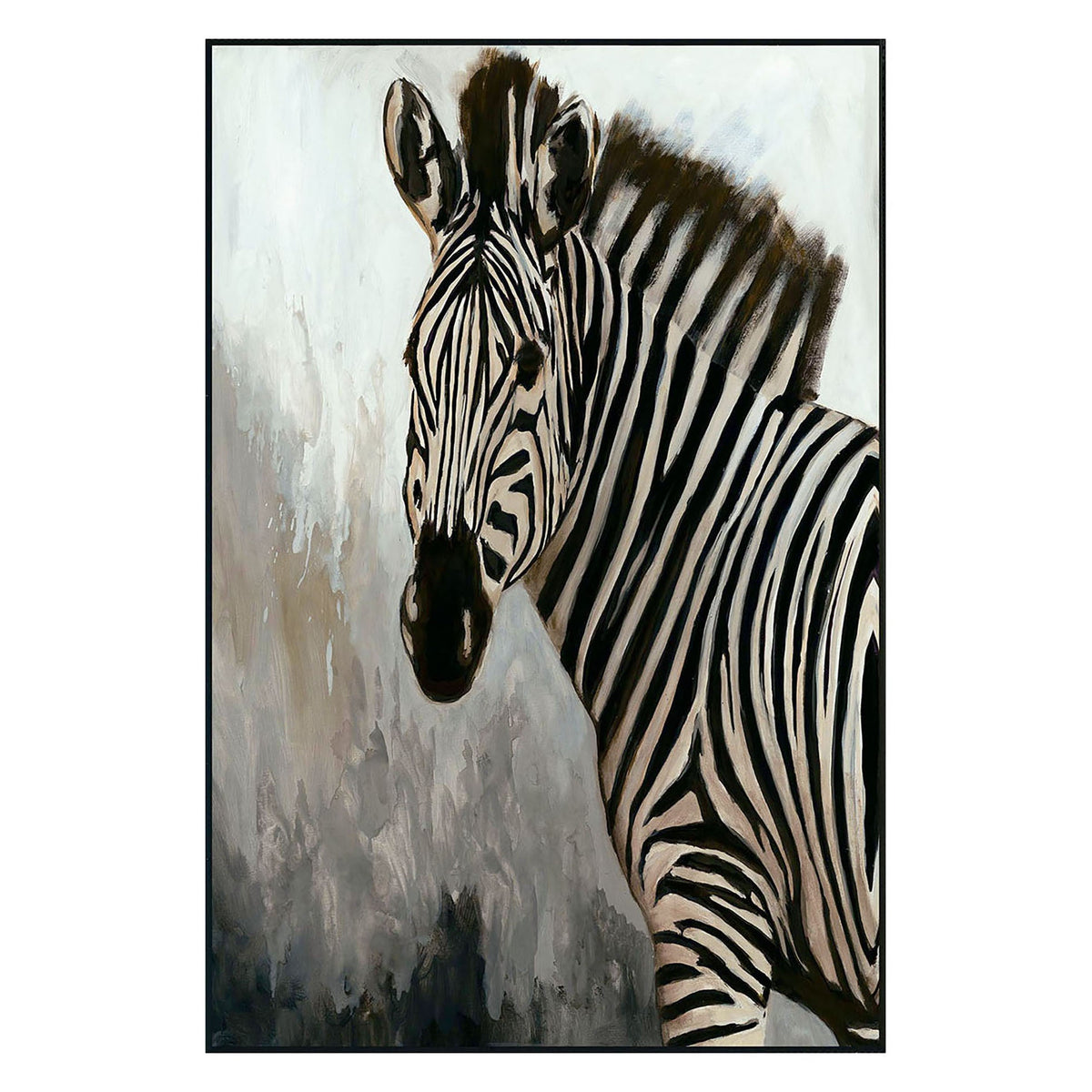 Zebra Painting by Buddy Whitlock