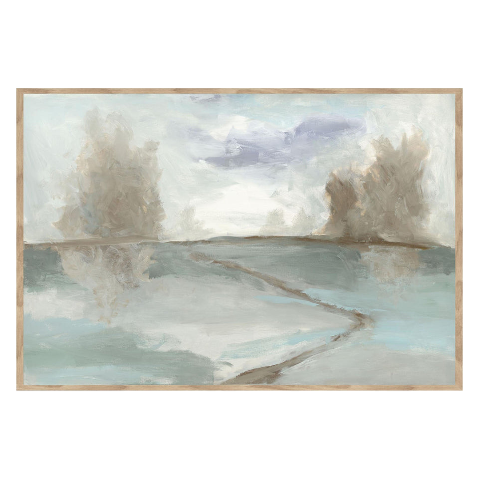 Blue Forest  Painting by Buddy Whitlock