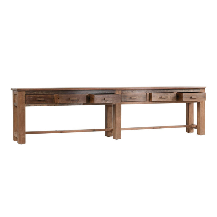 Ezra 6 Drawer Console Table