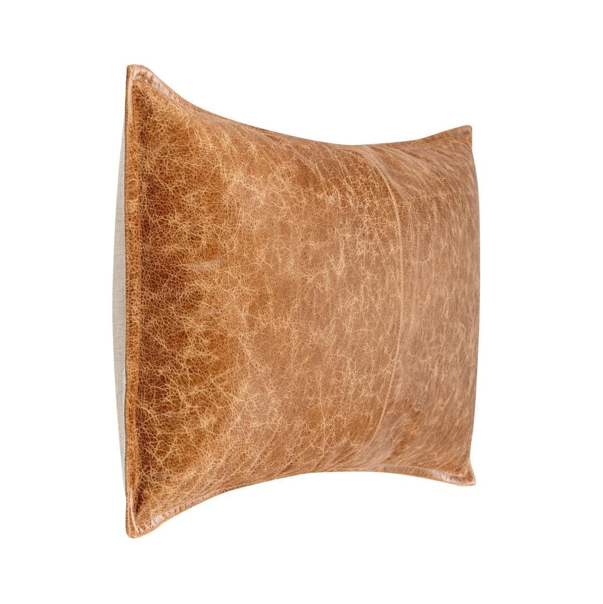 SLD Leather Pillow