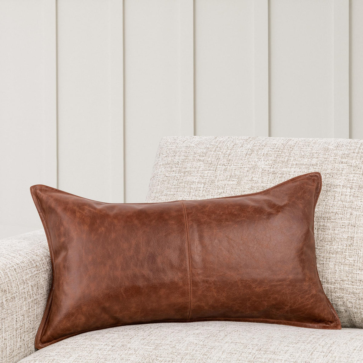 SLD Leather Pillow