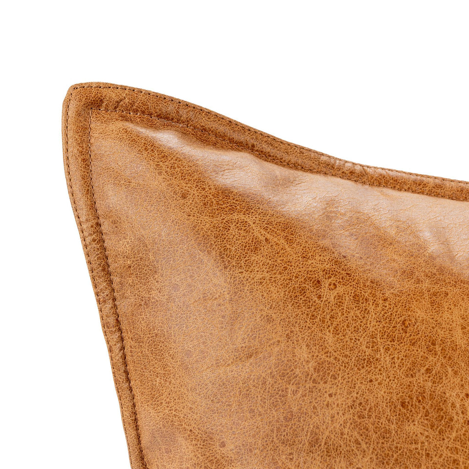 SLD Leather Pillow