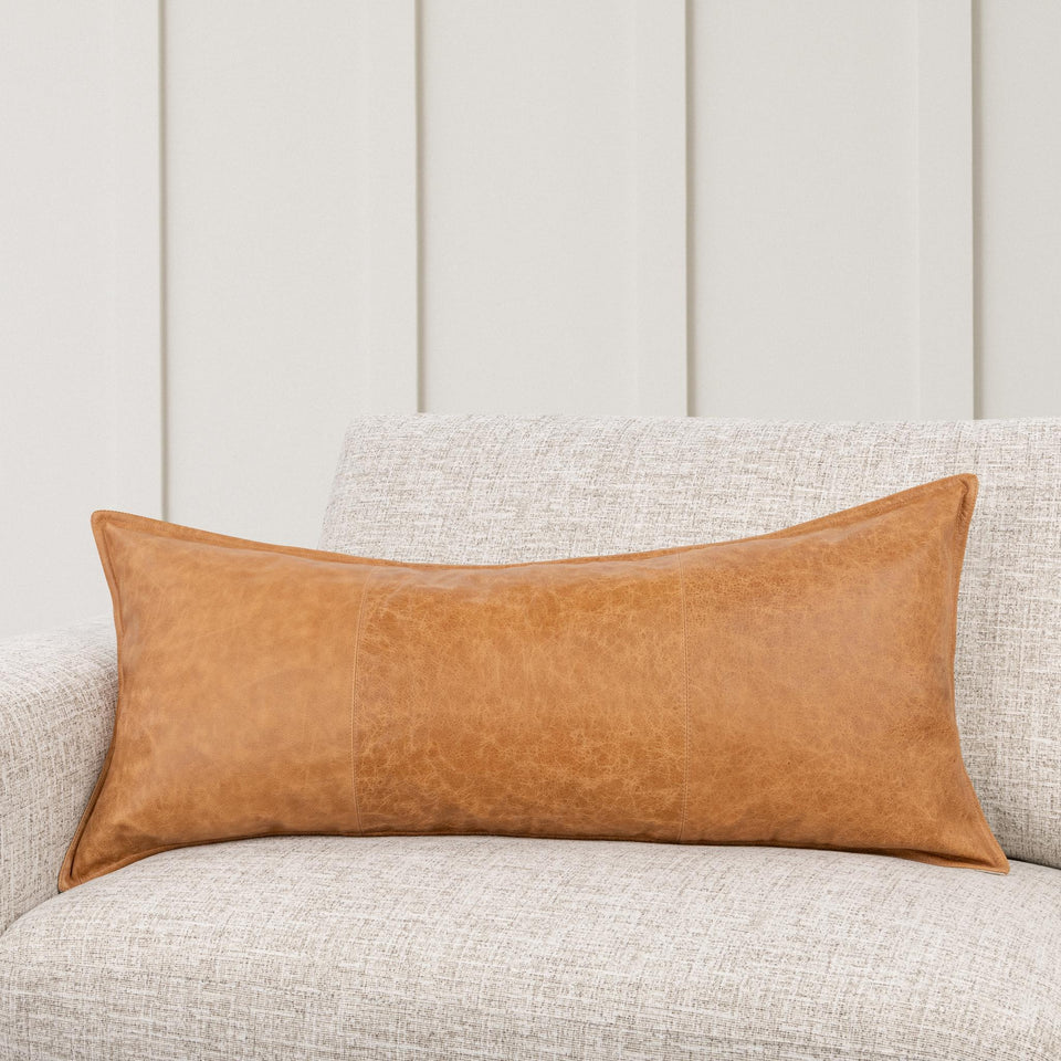 SLD Leather Pillow