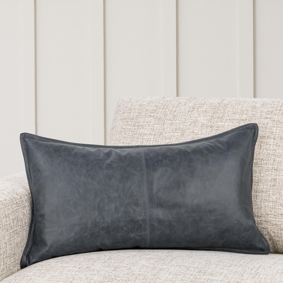 SLD Leather Pillow