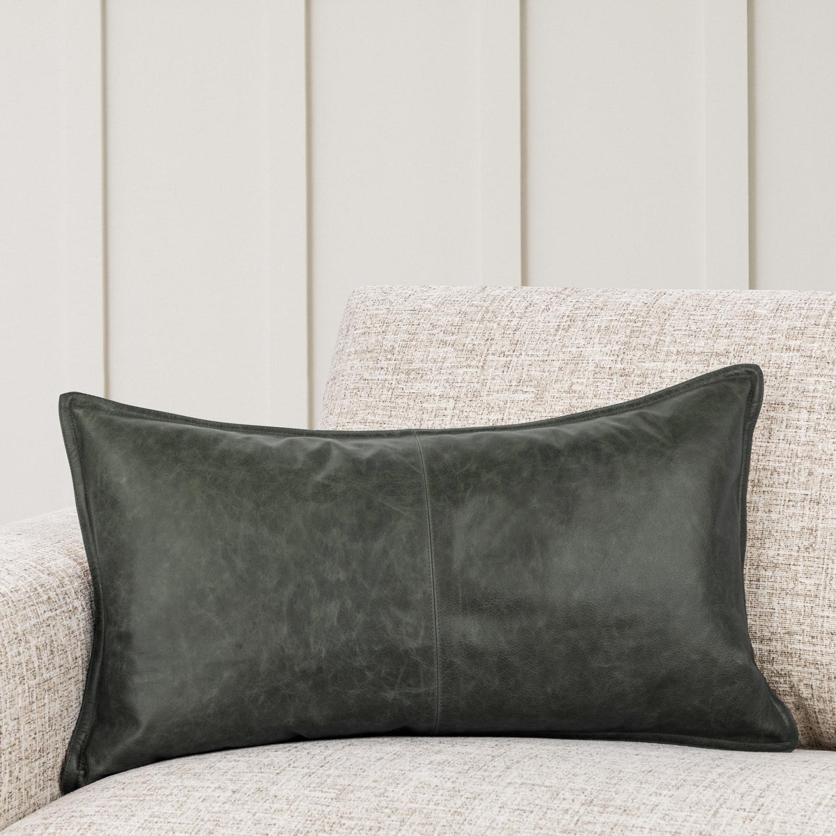 SLD Leather Pillow