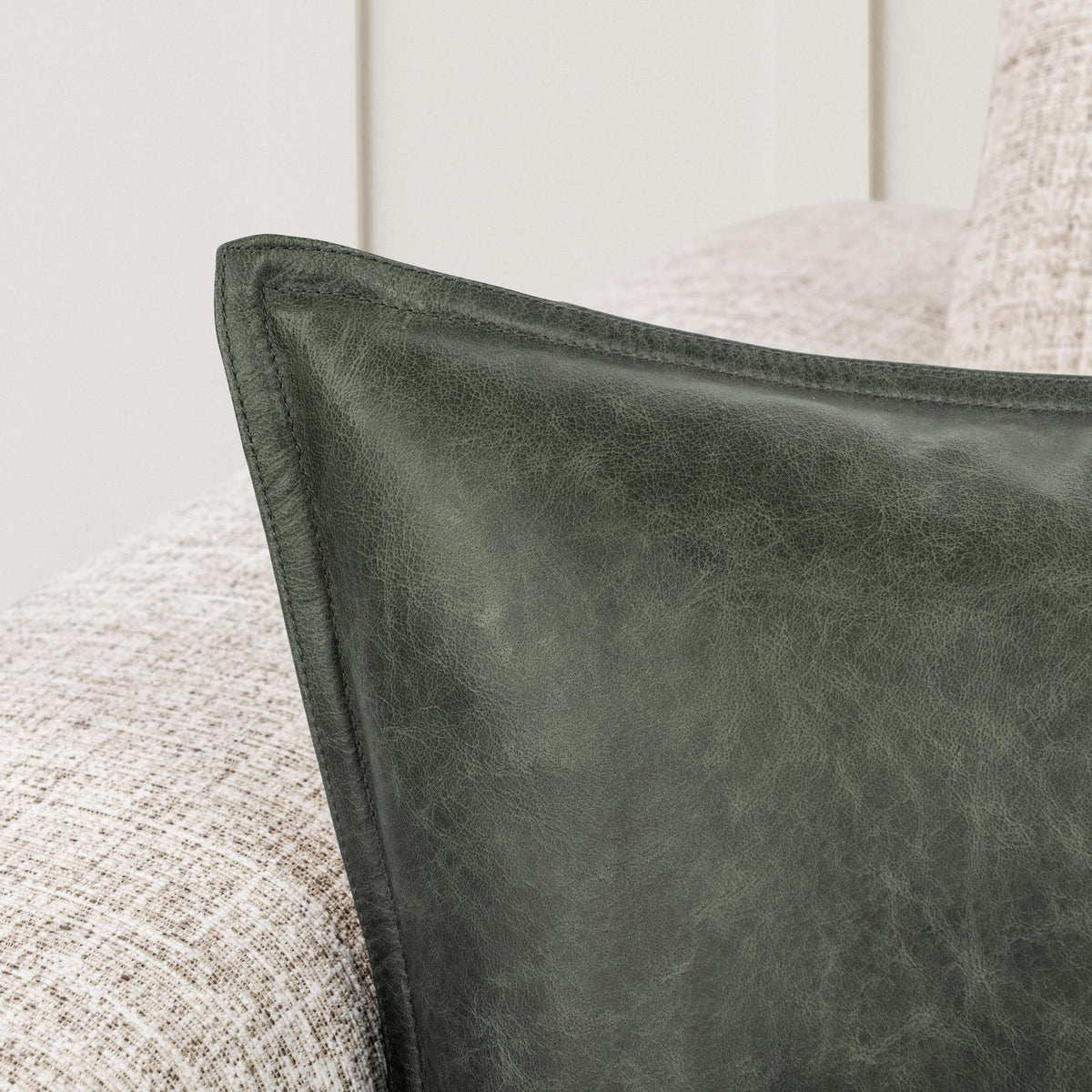 SLD Leather Pillow