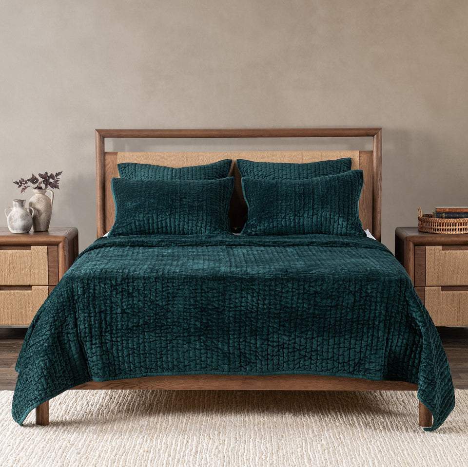 Bari Velvet Quilt Collection