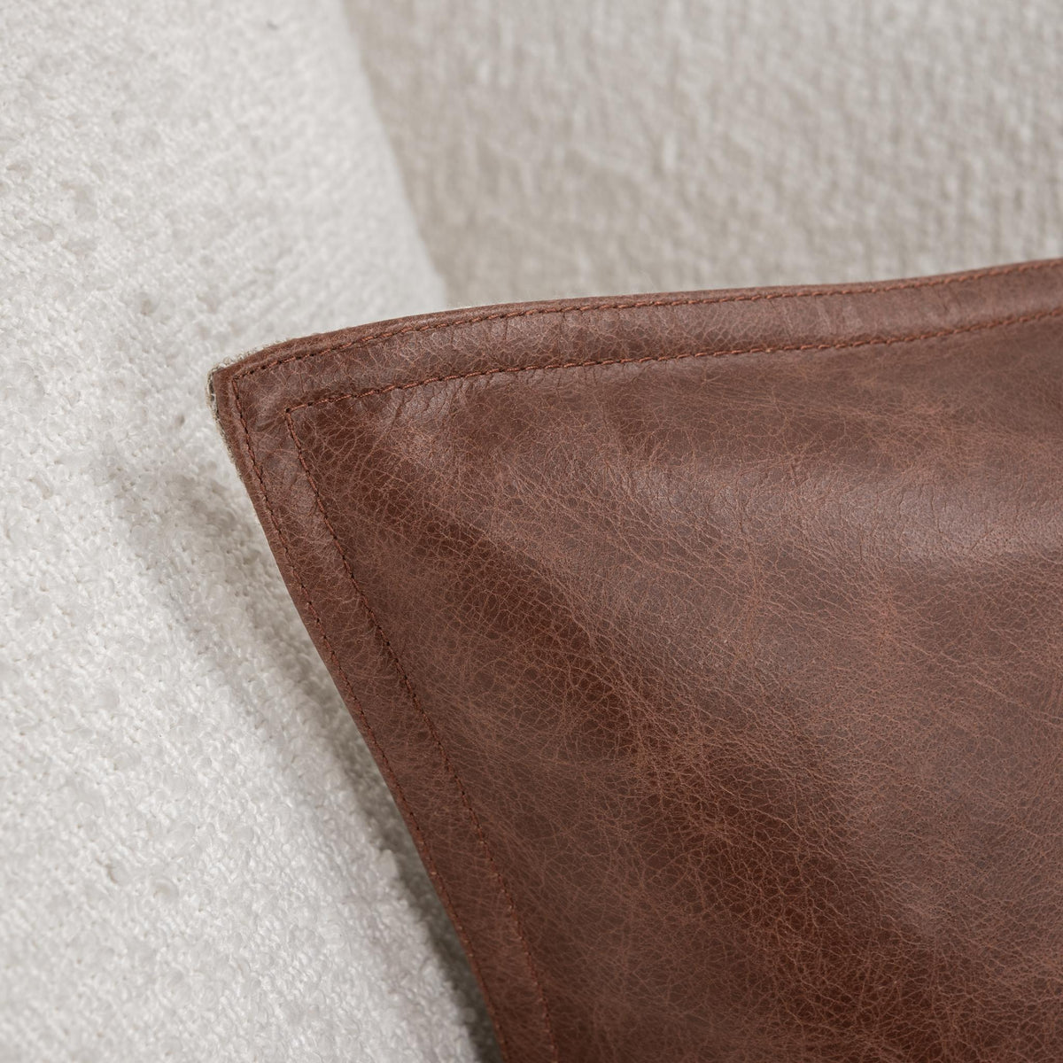 SLD Leather Pillow
