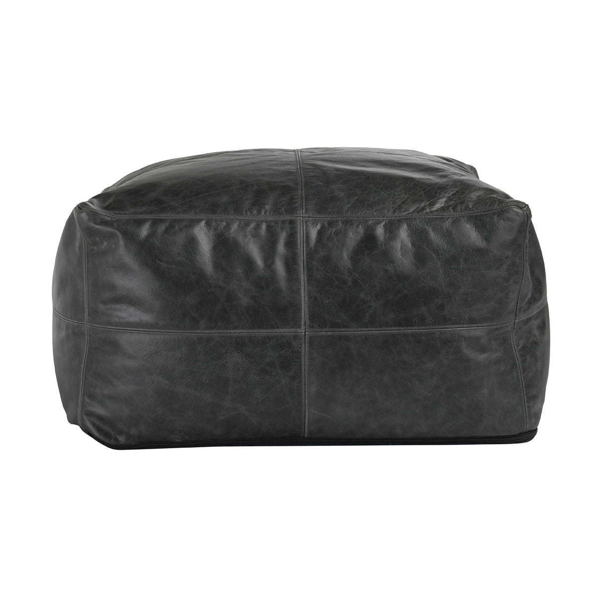 Leather Dexter Pouf