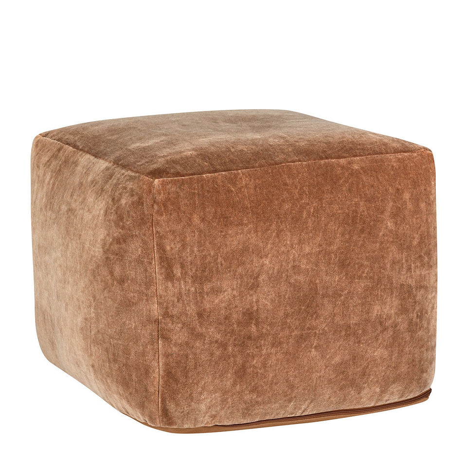 Heirloom Velvet Pouf